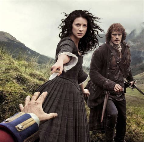 Blair Lamora, Barbara Patrick Breasts Scene in Outlander